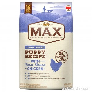 Nutro MAX Natural Puppy Dry Dog Food - B01BT16JM6