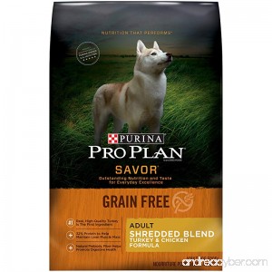 Purina Pro Plan SAVOR Grain-Free Shredded Blend Formula Adult Dry Dog Food - B071KWKLGV