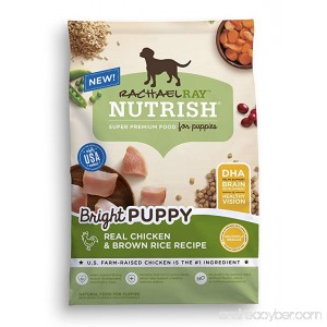 Rachael Ray Nutrish Bright Puppy Natural Dry Dog Food Real Chicken & Brown Rice Recipe - B0719QDHY6