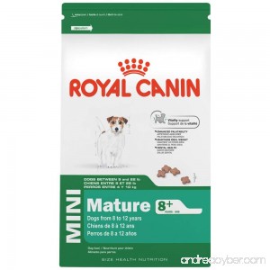 ROYAL CANIN SIZE HEALTH NUTRITION MINI Mature 8+ dry dog food - B008EXFU9G