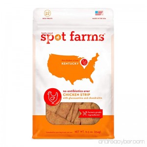 Spot Farms All Natural Human Grade Dog Treats Chicken Strips with Glucosamine and Chondroitin - B00LTVKVBW