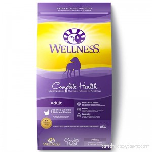 Wellness Complete Health Natural Dry Dog Food Chicken & Oatmeal - B001BORBHO