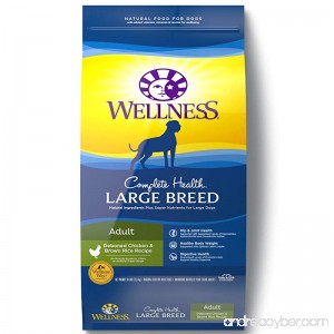 Wellness Complete Health Natural Dry Large Breed Dog Food Chicken & Rice - B001HYD6AY