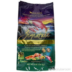 Zignature Salmon Formula Dog Food (1 Pack) 4 lb - B01LZFSF7K