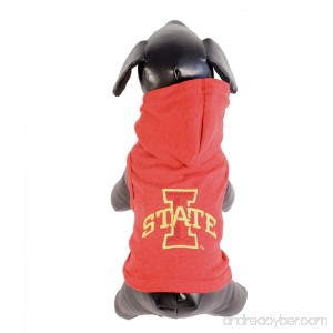 All Star Dogs NCAA Iowa State Cyclones Collegiate Cotton Lycra Hooded Dog Shirt - B005EQG68K