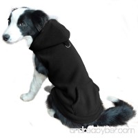 Fleece Dog Hoodies with Pocket  Cold Weather Spring Vest Sweatshirt with O-Ring - B01MT75V0T