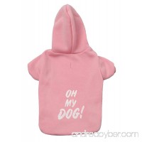 GENOME CODE Pet Clothes - Puppy Hoodie Sweater Dog Coat Warm Sweatshirt Oh My Dog Printed Shirt Costume - B079QFV6XN