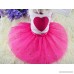 RayLineDo Pet Dog Lace Princess Wedding Dress Clothes Apparel For Small Dogs In Rose Size XS - B01M9BHKNC