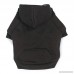 Zack & Zoey Fleece-Lined Hoodie for Dogs 12 Small Black - B0040DQM5A