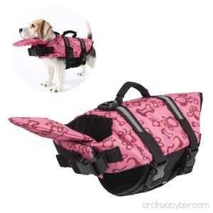 Dog life Jackets Pet Swimsuit Coat Vest for Swimming and Surfing Training with Chin flap - B071WLFRXF
