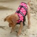 Egmy Pet Life Jacket Pet Products Outward Adjustable Doggy Life Vest with Rescue Handle - B01LPFN3LQ