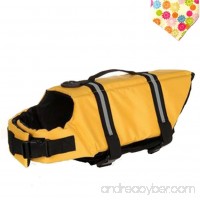 Float Coat Dog Life Jacket Quick Release Easy-Fit Adjustable Dog Life Protecter - B01F4Q2NH2