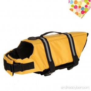 Float Coat Dog Life Jacket Quick Release Easy-Fit Adjustable Dog Life Protecter - B01F4Q2NH2