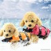 Morecome Pet Coat Products Adjustable Doggy Life Jacket with Rescue Handle - B07DWTQH7B