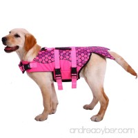 MORYSONG Dog Life Jackets  Pet Life Vest Swimming Life Jacket for Dogs  Adjustable Dog Lifesaver Ripstop Life Jackets with Buoyancy Floatation Vest At The Beach Pool Boating - B07C238NDT