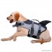 MORYSONG Ripstop Dog Life Jacket Shark Life Vest for Dogs Size Adjustable Lifesaver Safety Jacket Pet Swimsuit Floatation Life Vest Preserver Coat - B079G17B3L