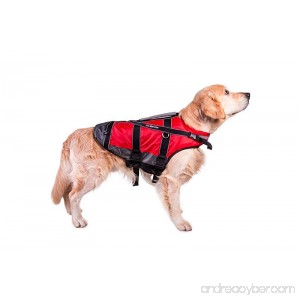 Non-stop dogwear Safe Life Flotation Vest Jacket With Professional Human Grade Material & Safety Handle - B00LKMBIEE