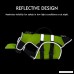 Pawaboo Dog Life Jacket Duarable Adjustable Soft Padded Reflective Neoprene Pet Life Saver Vest Coat Life Preserver with Handle on TOP for Dog or Cat Fluorescence Green and Black - B078X9RHLS