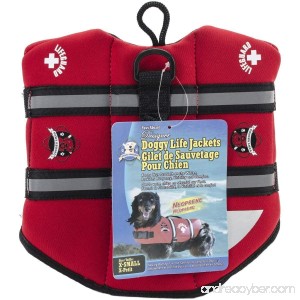 Paws Aboard Neoprene Doggy Life Jacket- Red (XS (7-15 lbs)) by - B00CME7NA2