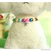 3 Sizes Handmade Cat Dog Necklace Jewelry with Bling Rhinestone Colorful Pearls Gorgeous for Pets Cats Puppy Dogs Puppy Chihuahua Yorkie Girl Costume Outfits Adjustable Dog Collar - B0711D22VD