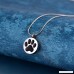 COCO Park Dog Paw Pet Cremation Pendant Necklace Memorial Ash Urn Jewelry Keepsake Personalized Engraving - B01MYMVZZW