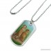 Graphics and More Pair of Prairie Dogs Military Dog Tag Pendant Necklace with Chain - B07CYVFCLJ