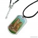 Graphics and More Pair of Prairie Dogs Military Dog Tag Pendant Necklace with Cord - B07CYK5QYN