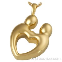 Memorial Gallery 3190gp Together Forever Heart Double Compartment 14K Gold/Silver Plating Pet Jewelry - B01EWHNX2S