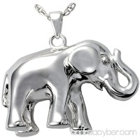 Memorial Gallery 3264gp Elephant Never Forgets 14K Gold/Sterling Silver Plating Cremation Pet Jewelry - B01EWHIO4K