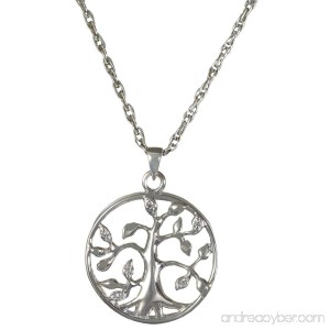 Memorial Gallery 3719gp Tree of Life 14K Gold/Sterling Silver Plating Cremation Pet Jewelry - B01EWHO6BU