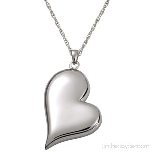 Memorial Gallery 3746gp Teardrop Heart 14K Gold/Sterling Silver Plating Cremation Pet Jewelry - B01EWHDNHS