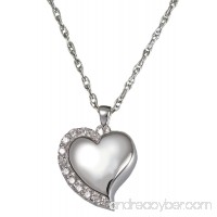 Memorial Gallery 3806gp pink Shine Heart Pink Stones 14K Gold/Silver Plating Cremation Pet Jewelry - B01EWHCXGA