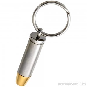 Memorial Gallery MG3269 Two-Tone Warhead Bullet Cremation Keychain - B01EWHPOOS