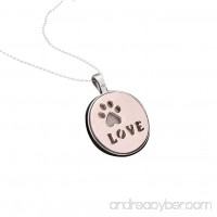 Mr.Macy Dog Paw Necklace For Pet Lovers  Hot Sale Necklace For Women Personalized Fashion Jewelry Crystal Rhinestone Dog Paw - B07BW87DT5