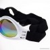 UMARDOO Adjustable Stylish Fordable Weatherproof Sunglasses Pet Accessory For Dogs White - B07DK882D2