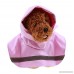 Aivtalk Light PU Pet Raincoat Adjustable Hooded Jacket Windproof Dog Poncho with Reflective Strap - B0756X8T1M