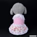 Axchongery Dog Dress Puppy Bow Tutu Skirt Doggy Cat Princess Costume Pet Wedding Clothes - B07BMPMMRN