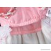 Axchongery Dog Dress Puppy Bow Tutu Skirt Doggy Cat Princess Costume Pet Wedding Clothes - B07BMPMMRN