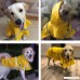 BOBIBI Adjustable Dog Raincoat Pet Puppy Lightweight Waterproof Raincoat Jacket Poncho with Strip Reflective - B01MXVXOZ9