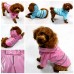 Dog Rain Coat Waterproof Slicker Hoodie Jacket Jumpsuit Apparel PU Dog Clothes Poncho with Strip Reflective for Small Dogs Girl Boy More Color Size M/L - B076FT2Z1Z
