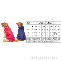 FunnyTown Pet Dog Rain Poncho Coat Jacket Puppy Waterproof Coat Dog Raincoat Raining Outdoor Apparel Clothes - B07BK5PHYR