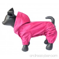 lovelonglong Pet Clothing Small Large Dog Rain Coat Waterproof Nylon 4 Legs Pet Raincoat Hoodie Perfect For Small Middle Large Size Dogs Breed Female Male Dog Rain Coat Outdoor Outerwear DRC-Lsgm - B079FQ6BVT