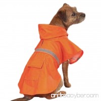 OCSOSO Pet Rainy days Slicker Pet Jacket with Reflective Strip  Blue orange XXS XS S M L XL XXL. - B00Q8DC2S6