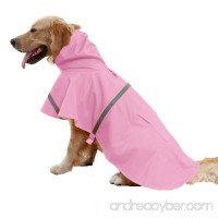 Pet Fashion Rainy Days Waterproof Clothes Lightweight Rain Pet Rainwear Clothes for small &large dog Pet Products Packable - B077HRTMC4