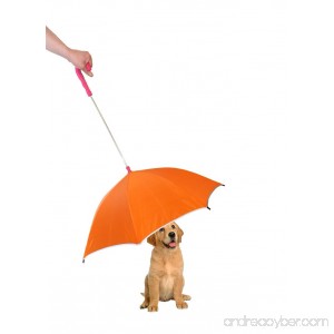 Pet Life Pour-Protection Umbrella With Reflective Lining And Leash Holder - B00K3HALGS
