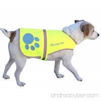 Twilight Dog Waterproof Florescent Reflective Dog Safety Vest with Adjustable Strap  Medium - B00R8MY748