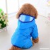 vmree Dog Raincoat Pet Puppy Rainwear Hooded Clothes Waterproof Jacket - B0779138S9