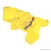 Xiaoyu Adjustable Pet Dog Waterproof Jumpsuit Raincoat Jacket with Safe Reflective Strips - B0778DT97R