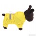 Xiaoyu Adjustable Pet Dog Waterproof Jumpsuit Raincoat Jacket with Safe Reflective Strips - B0778DT97R