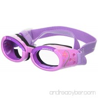Doggles ILS Small Lilac Flower Frame with Purple Lens Dog Goggles - B001OE6NPM